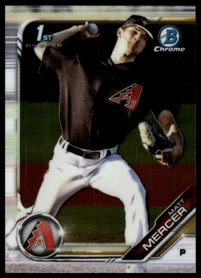 2019 Bowman Matt Mercer #BCP-120 Chrome Prospects - Image 1 of 2