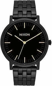 NIXON Porter A1057 - All Black/Gold - 50m Water Resistant Herren Analog... - Bild 1 von 2
