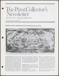 The Print Collector's Newsletter (Vol. XVI, No. 4, September/October 1985) - Picture 1 of 2