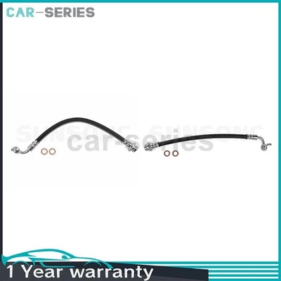 Pair Sunsong Rear Brake Line Hose Fits 2003 2004 2005 2006 2007 INFINITI G35 - Image 1 of 4