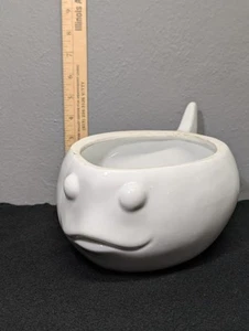 Cordon Blue BIA White Fish Shaped Ceramic Bowl 6"x5" - Picture 1 of 6