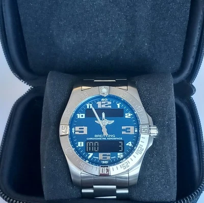 Breitling Aerospace Evo Titanium Quartz Watch E79363 *Breitling Serviced* - image 1 of 4