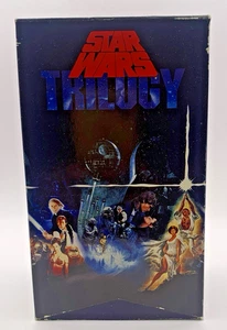 Star Wars Trilogy Original Unedited Theatrical Release CBS Fox VHS Movie Box Set - Picture 1 of 18