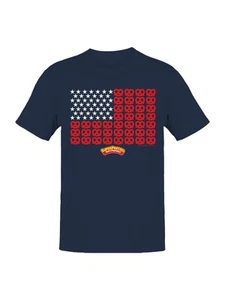 Camiseta para hombre Super Pretzel Pretzel con licencia oficial estrellas y rayas - Imagen 1 de 9