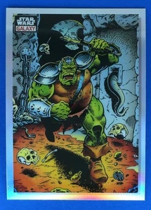 2023 Topps Chrome Star Wars Galaxy Gamorrean Charge! #13 CARD Refractor - Picture 1 of 2