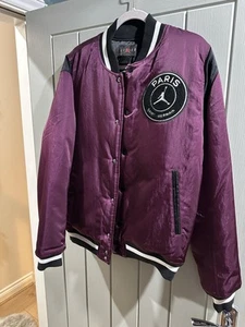 Nike Jordan Paris Saint-Germain PSG Varsity Jacket Size Medium - Picture 1 of 5