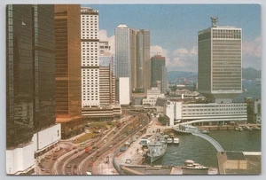 Kontinental Postkarte Hongkong China Water Front Road - Bild 1 von 2