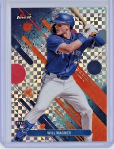 2025 Topps Finest WILL WAGNER Checkerboard Refractor Rookie RC #82 Toronto - Picture 1 of 2