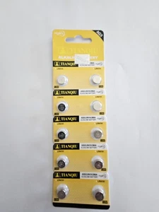 Fast Ship - 10 Pk  Tianqiu Watch Batteries-ag3- Lr41h-USA- EX- Date-2028 - Picture 1 of 2