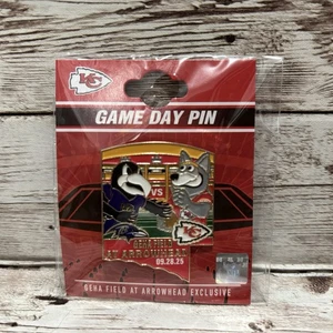 Kansas City Chiefs Vs Baltimore Ravens Gameday Pin 09/28/2025 - Picture 1 of 1