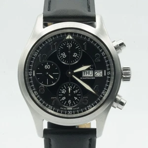 IWC FLIEGERCHRONO AUTOMATIK HERREN UHR 40MM IWC3706 STAHL TOP ZUSTAND - Bild 1 von 10