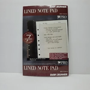Day Runner linierter Notizblock 51/2" × 81/2" 30 Blatt passt 3 & 7 Ring #88203 Neu aus altem Lagerbestand versiegelt - Bild 1 von 4