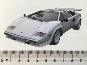 Sticker / Aufkleber, Lamborghini Countach LP5000, Weiß - Bild 1 von 1