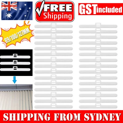 Vertical Blind Top Hangers To Fit 89mm 100mm 127mm Slats Double Slot Type Part A - image 1 of 4