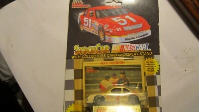Racing Champions Stock Car Con Carta E Supporto, #1 Jeff Gordon Ford Baby Ruth - Immagine 1 di 3
