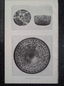 Cerámica Maya Río Hondo Belice Bahía Chetumal Montículo Yucatán 16 Platos 18 1918 - Imagen 1 de 1