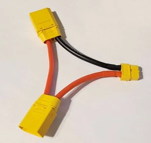 XT-90 Arrma Series Li-Po Connector Lipo XT60Female Nylon T-Connector XT90 Male - Picture 1 of 9