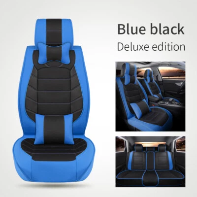 SUV Truck Car Seat Covers Full Set Leather 5 Seater for Dodge Durango Ram 1500 Foto 1 de 4