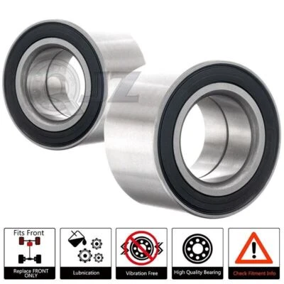 [DELANTERO (cantidad 2)] Cojinete de cubo de rueda [64 mm OD] para Daihatsu Charade 1988-1989 tracción delantera Foto 1 de 4