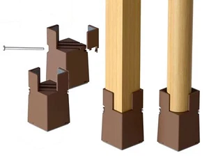 Adjustable Bed Risers Furniture Risers 4Pack with Screw Clamp Table Desk Chai... - Picture 1 of 7