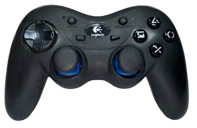 Logitech PS2 Wireless Controller ONLY G-X2D11 w/ No Dongle or Battery Door Works - Image 1 of 4