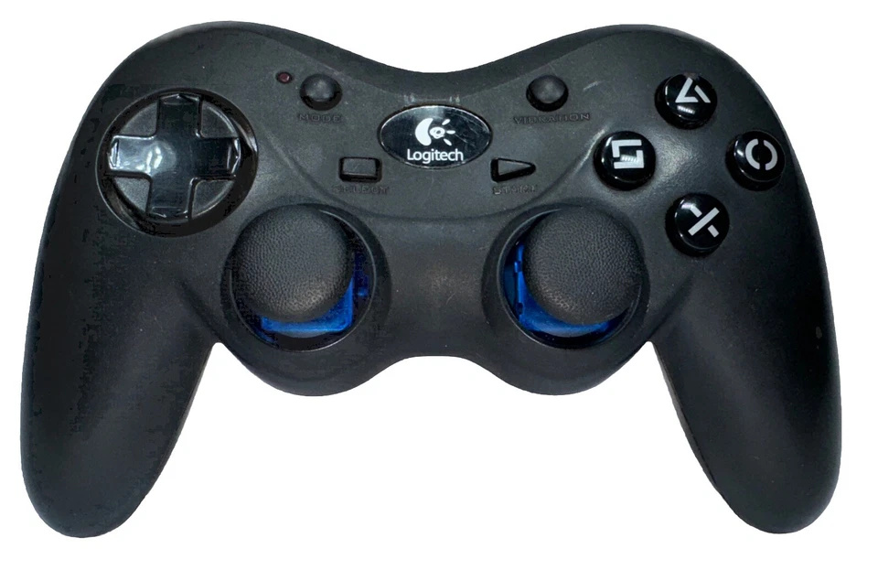 Logitech PS2 Wireless Controller ONLY G-X2D11 w/ No Dongle or Battery Door Works - Image 1 of 4