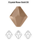 Pendentifs cristaux percés Superior PRIMO 6328 haut bicone * nombreuses couleurs