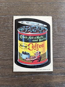 1973 Topps Wacky Packages Chock Full of Nuts And Bolts Coffee Cloth Series - Bild 1 von 6