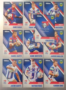 NRL 2017 Traders Newcastle Knights Team Set (10 Cards) - Picture 1 of 4