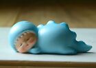 Cute Blue Baby Dragon Statue Fairy Sculpture Tabletop Figurine Home Decor Gifts