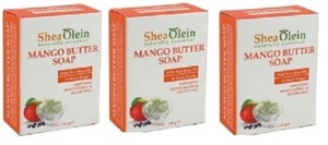 3 Pack - Shea Olein’s certified organic Mango Butter Soap - Picture 1 of 3