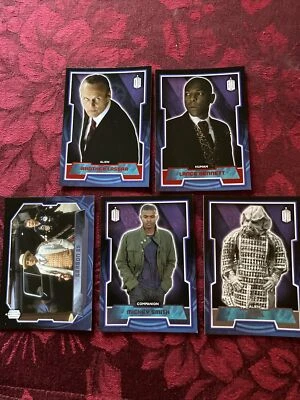 Juego de cartas Doctor Who, lote de 5 numerados en serie Foto 1 de 4
