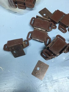 Cabinet Magnets With Metal Plate Ten In A Bag - Picture 1 of 5