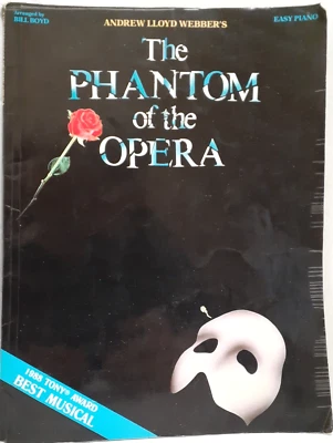 Phantom Of The Opera Sheet Music Song Book Easy Piano, Hal Leonard Pub 1988 - Image 1 of 4