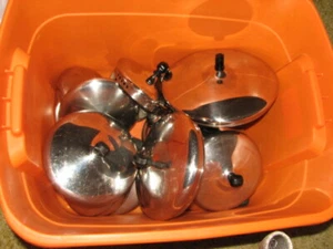 Faberware  Stainless Steel Replacement Lids for ASSORTED pots, pans & Skillets - Picture 1 of 129