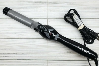 Revlon Perfect Heat 1" Ceramic Curling Iron 30 Heat Setting RV051 Tested & Works - Image 1 of 4