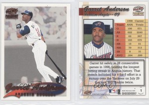 1999 Pacific Paramount Copper Garret Anderson #1