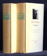 Valéry, Cahiers. 2 Bände, Bibliothèque de la Pléiade Dünndruck Leder 1973-74