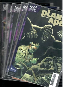 Planet of The Apes # 1 w/Card & # 1,1,1,1 Variant's  + The Human War # 1,2,3 Set - Bild 1 von 18