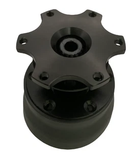 Black Quick Release Steering Wheel Boss Kit TBK for VW 3 040 - Picture 1 of 5