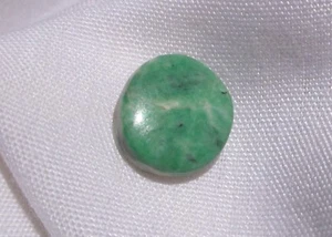 JADEITE APPLE GREEN A GRADE FEEE FORM CABOCHON 12 CARAT - 2.41 GRAMS BURMO - Picture 1 of 4