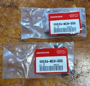 NEW! SET! 2 Genuine Honda Kick Stand Spring Hook Bolt VTX1800 50536-MCH-305 BOTH - Picture 1 of 3