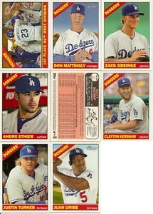 Los Angeles Dodgers 2015 Topps HERITAGE 18 Card Team Set Clayton Kershaw Plus - Picture 1 of 3