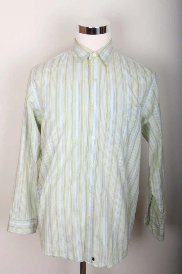 GAP Relaxed Striped Long Sleeve Button Down Shirt Men's Size M - Image 1 of 1
