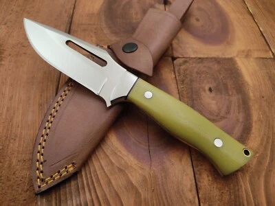 Custom Handmade 12c27 Steel Fixed Blade EDC Knife Camping Outdoor Hunting Knife - Image 1 of 4