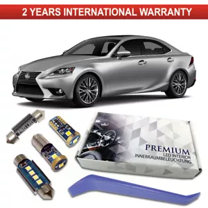 Lexus IS XE30 LED Interior Kit Premium 13 SMD Bulbs White Error Free 2014-2020 - Picture 1 of 12