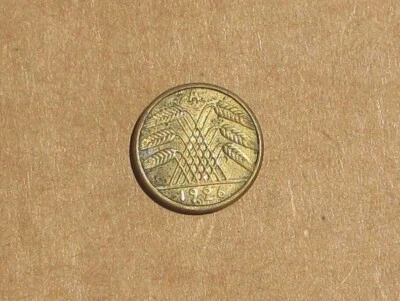 Germany 1926-A Aluminum-Bronze 5 Reichspfennig Coin KM#39 - Image 1 of 2