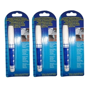 3 x Split Repair Marker White for renovating Joints & Tiles Resistant waterproof - Picture 1 of 3