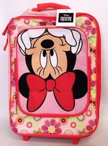 Fast Forward Minnie Mouse Girls Luggage 16 Rolling Suitcase 16x12x5 - Picture 1 of 5