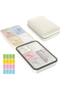 Weekly Pill Organizer Travel Pill Box Daily Medicine Dispenser 8 Compartments - Picture 1 of 6